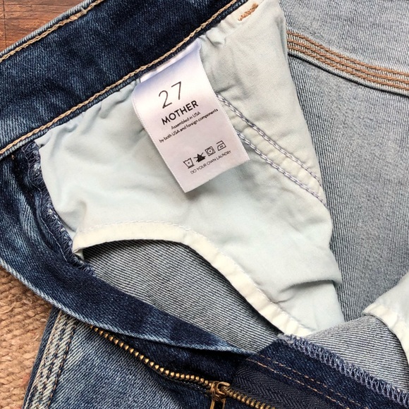 SOLD ~ Mother Denim High Waisted Utility jeans - Picture 5 of 7